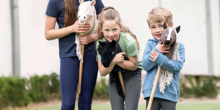 kinder hobby horsing banner